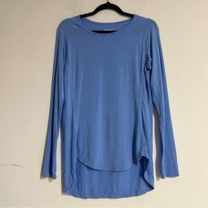 Dagsmejan Balance Nattwell Sleep Tech Long Sleeve Top in Blue Medium